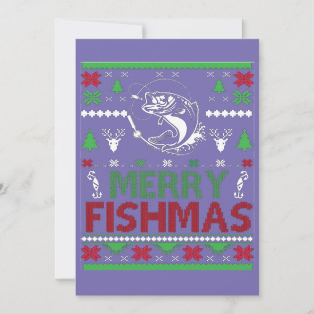 Convite pesca feia de natal (Frente)