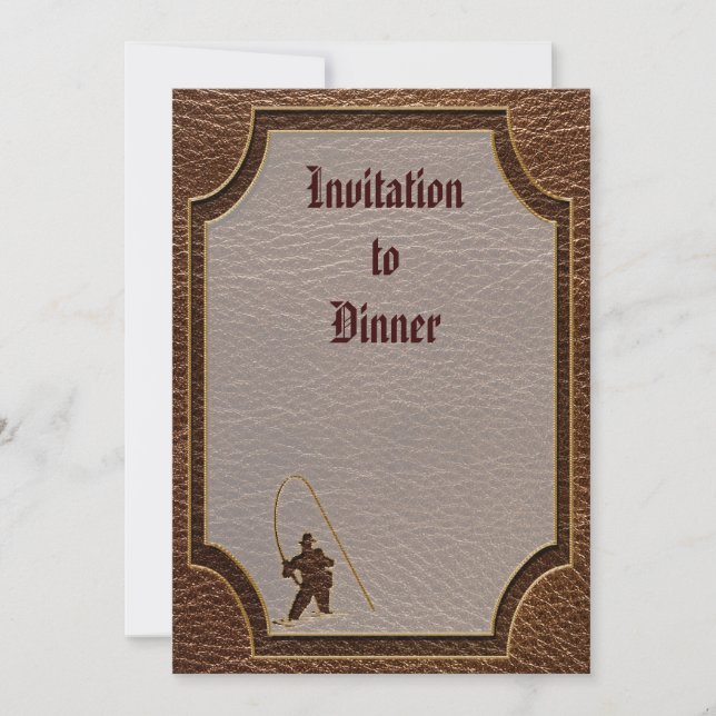 Convite Pescador De Olhos De Couro (Frente)