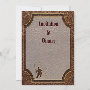 Convite Pescador De Olhos De Couro