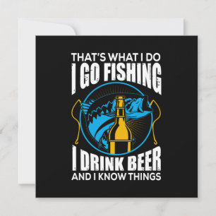 Convite Pescador Eu Vou Pescar Eu Bebo Cerveja