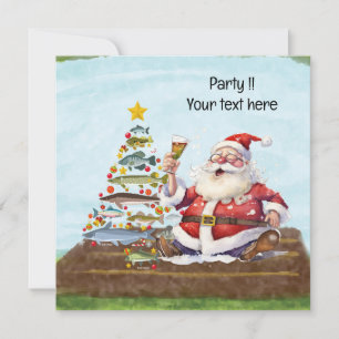 Convite Pescar Natal com Papai Noel
