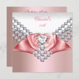 Convite Pêssego de qualquer Arco de Coral Rosa 2 de Aniver