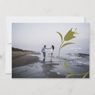 CONVITE PÊSSEGO MOD & OLIVE CASAMENTO DE TULIP SALVE A DAT