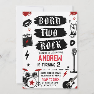 Convite Pessoal Nascido em Two Rock Aniversário