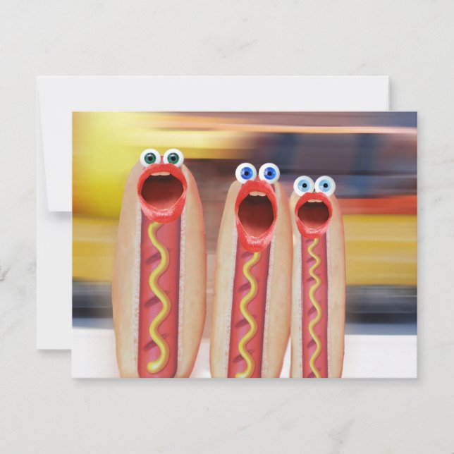 Convite Pessoas Salsicha (Frente)