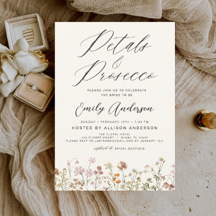 Convite Pétalas de Flores Selvagens e Chá de panela Prosec