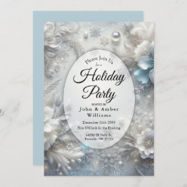 Convite Pétalas de Neve no Festa de Férias Bloqueadas Cong