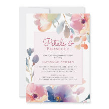 Pétalas e Prosecco Casais Florais Chá de Noiva
