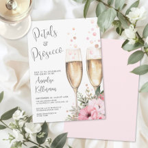Pétalas e Prosecco Chá de Noiva