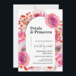 Convite Pétalas e Prosecco | Elegante aniversário de 40 an<br><div class="desc">Apresentando o nosso convite aniversário de 40 anos de 'Petals and Prosecco' - uma mistura harmoniosa de elegância e celebração para a mulher moderna. Criado para quem tem gosto pelas coisas mais lindas, este convite pinta a primeira impressão perfeita para o seu evento de marco. Disponível em formatos digitais e...</div>