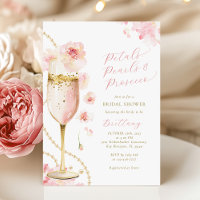 Pétalas Rosadas, Pérolas e Prosecco Chá de Noiva