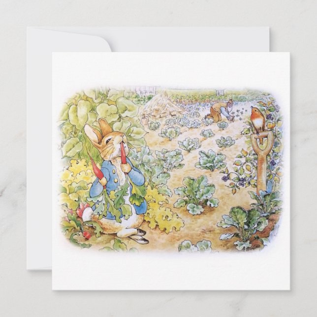 Convite Peter, o Coelho (Frente)