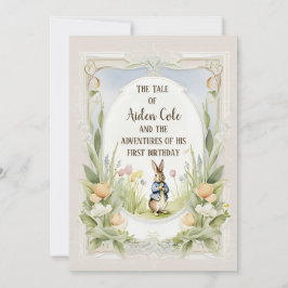 Convite Peter, o Coelho Coelho no Jardim