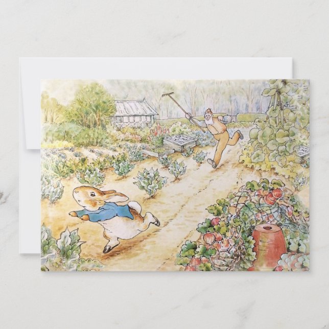 Convite Peter, o Coelho no Jardim do Sr. Mc Gregor (Frente)