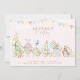 Convite Peter o Coelho Primeiro Aniversário