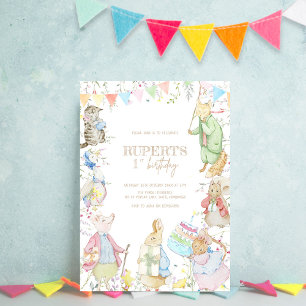 Convite Peter o Coelho Primeiro Aniversário