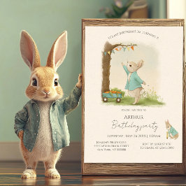 Convite Peter Rabbit Birthday&Game
