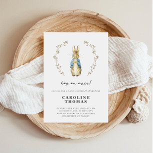 Convite Peter Rabbit Cute Chá de fraldas