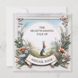 Convite Peter Rabbit no Jardim