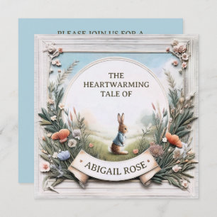 Convite Peter Rabbit no Jardim