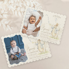 Convite Peter the Rabbit Algumas fotos do primeiro anivers