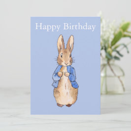 Convite Peter the Rabbit Happy Birthday