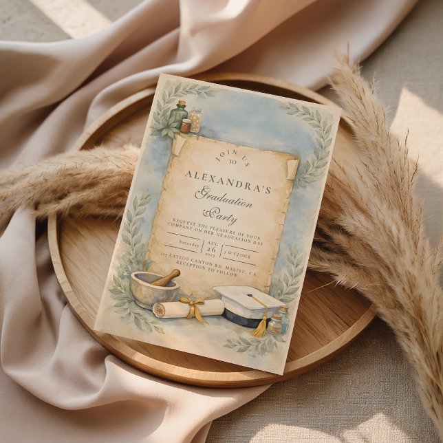 Convite Pharmacy Graduate Milestone (Criador carregado)