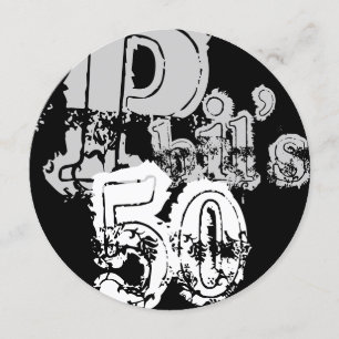 Convite Phil 50th (redondo)