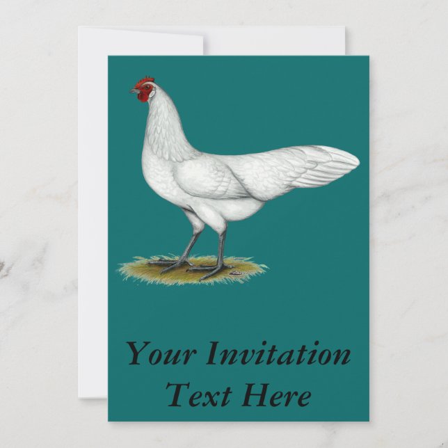 Convite Phoenix: White Hen (Frente)