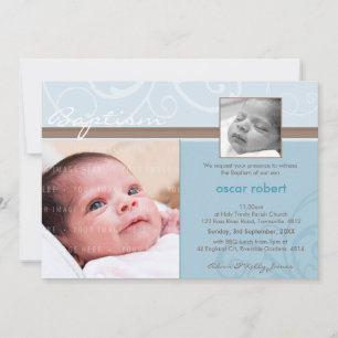 Convite PHOTO CHRISTENING CONVIDA :: caridade 6L