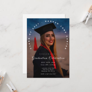 Convite Photo Graduation Invitation, Class of 2026 