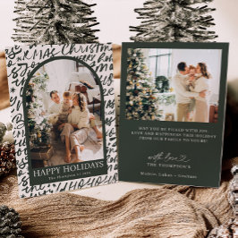 Convite Photo Holiday Card, Modern Christmas Card
