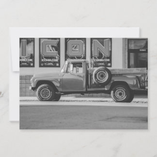 Convite Photo Reprint American Pickup Truck