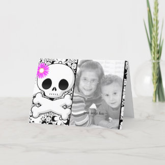 Convite Photo Template Birthday Invitations **Pink Skull