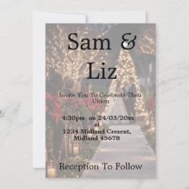 Convite Photo Wedding Invitation | Customisable Wedding 
