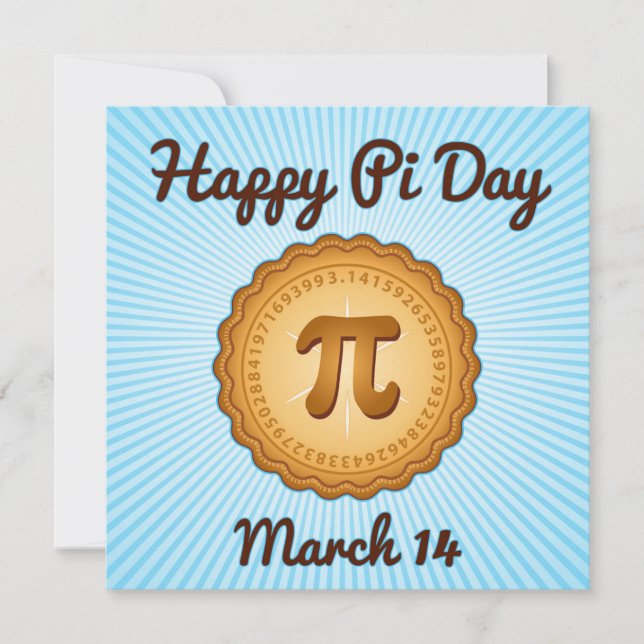 Convite Pi Day Feliz (Frente)