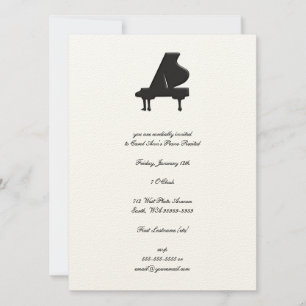 Convite Piano
