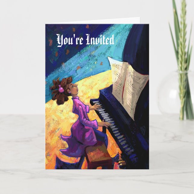 Convite Piano Concert (Frente)