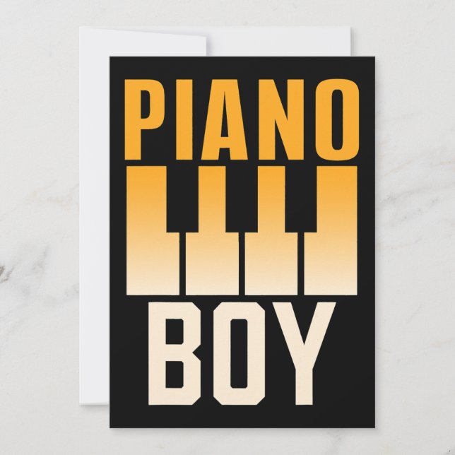 Convite Piano Piano Pano Pio Piano Pio Pio Gato Pio (Frente)