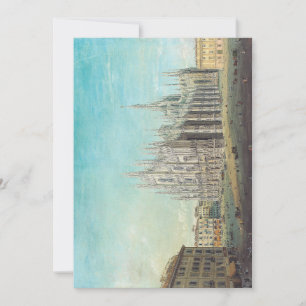 Convite Piazza del Duomo em Milão por Carlo Bossoli