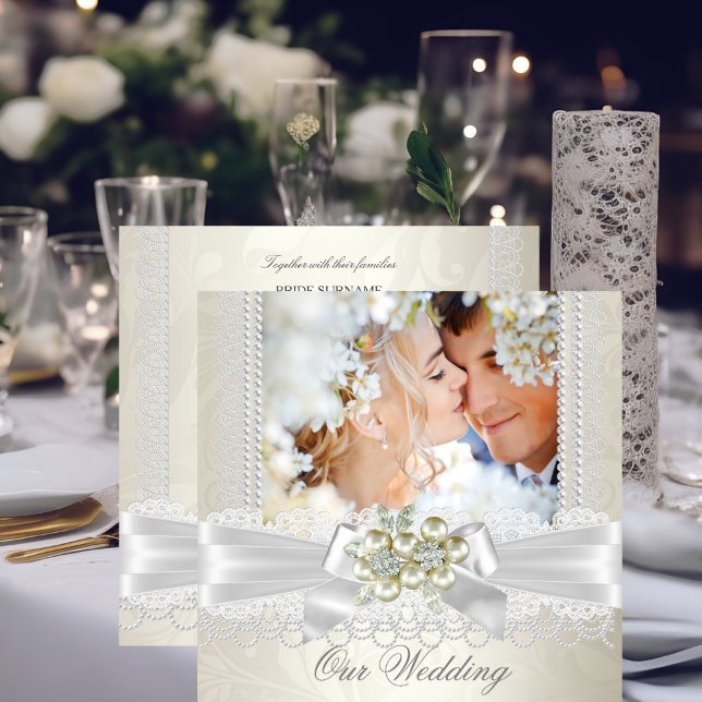 Convite Pic de Diamante Damask Diamond, Raça Branca de Cas (Criador carregado)