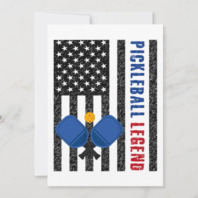 Convite Pickleball Legend EUA (Frente)