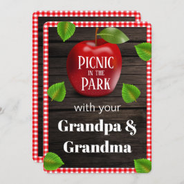 Convite Picnic no Park Playdate Invite