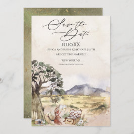 Convite Picnic Sahara Savanna Salve a Data