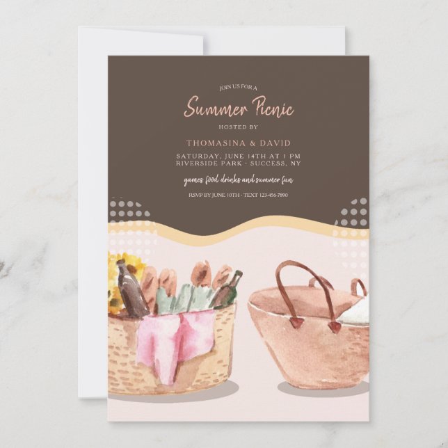 Convite Picnic Vibes (Frente)