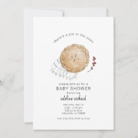 Pie Fall Autumn Baby Shower Invants