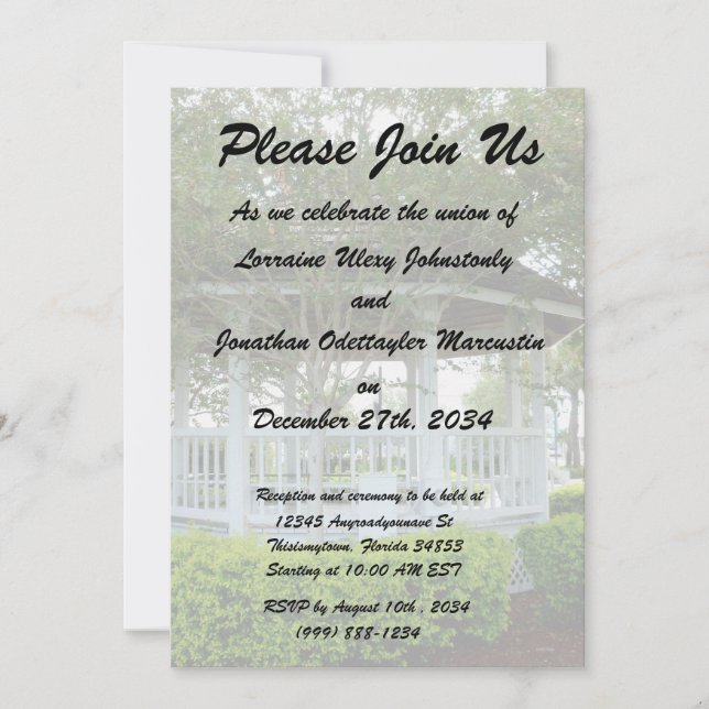 Convite pierce florida (Frente)