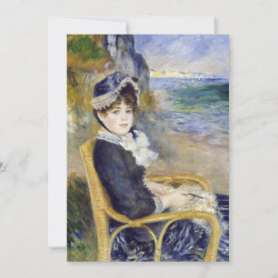 Convite Pierre-Auguste Renoir - À Beira-Mar