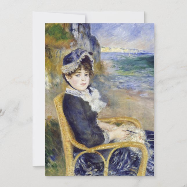 Convite Pierre-Auguste Renoir - À Beira-Mar (Frente)