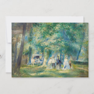 Convite Pierre-Auguste Renoir - A Festa em Saint-Cloud